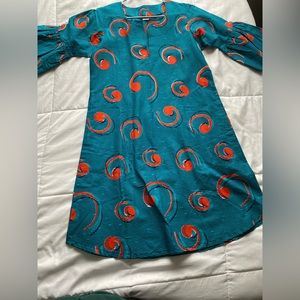 African Print dress made in Kenya. Brand new and never been worn.